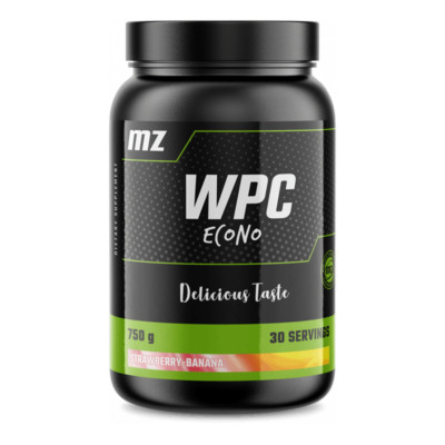MZ-STORE WPC EcoNo 750 g | Erdbeere-Banane | Whey Protein | Shake