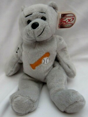 Reggie Jackson 1999 Pastime Productions 500HR Club Plush Bear#1/5000!Yankees HOF