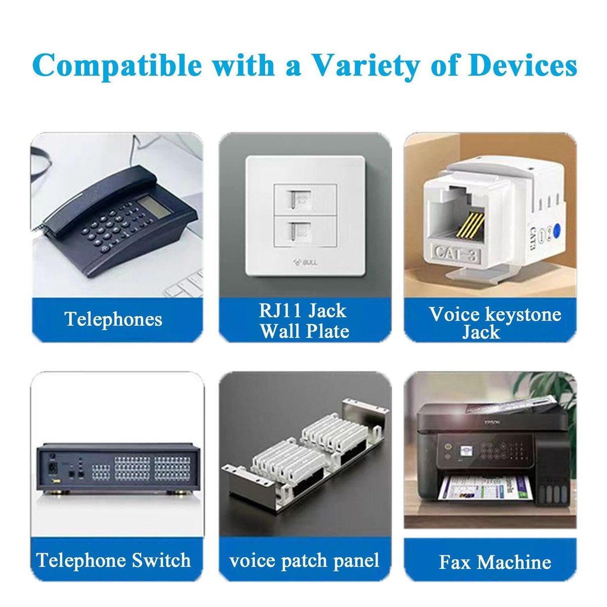 Lot 638 Prises Modulaires Téléphoniques à 5 Sorties - Lots De Surplus