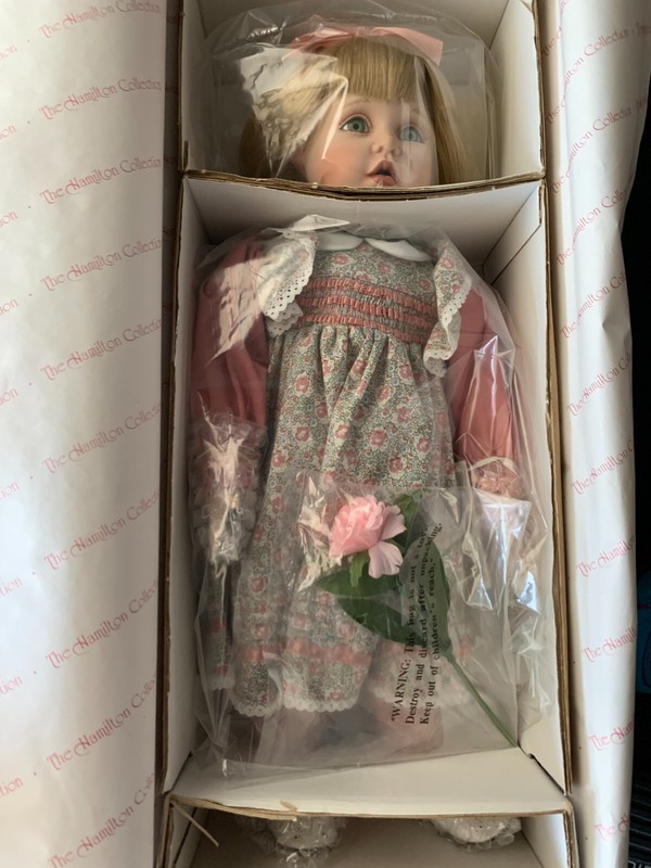 Hamilton Collection ~ 'Brianna' Porcelain Doll by Joke Grobben 1992 ~ NIB