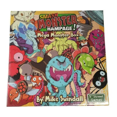 Smash Monster Rampage Mega Monster Box Board Game by Mike Swindall 2014  SEALED | eBay