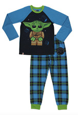 Baby Yoda The Child Star Wars Lego Boys Pajamas 4/5 NWT Flannel  Jersey