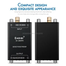 MM MC Phono Stage Preamamp LP Vinyl Record Player Turntable RIAA Preamplifier