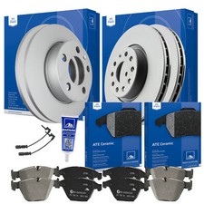 ATE CERAMIC Bremsensatz + WK MERCEDES E-KLASSE VORN Ø295 HINTEN Ø300 Plastilube ATE CERAMIC Bremsensatz + WK MERCEDES E-KLASSE VORN Ø295 HINTEN Ø300 Plastilube