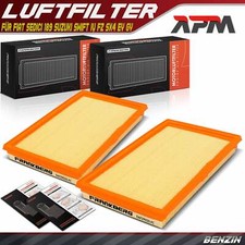 2x Luftfilter Motorluftfilter für Fiat Sedici 189 Suzuki Swift IV FZ SX4 EY GY