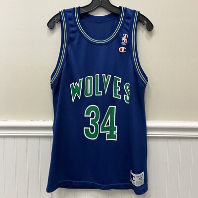 Vintage Champion Isaiah Rider #34 Minnesota Timberwolves NBA