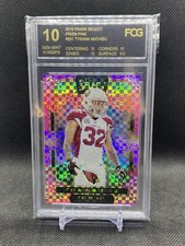 TYRANN MATHIEU 2016 PANINI SELECT PINK PRIZM #/15 FCG 10 ARIZONA CARDINALS