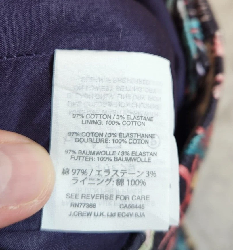 J. Pantalón corto de patio para mujer Crew Collection con estampado Ratti Under The Sea talla 00 Foto 4 de 4