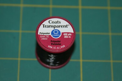 Coats Transparent Polyester Thread 400yd-Clear