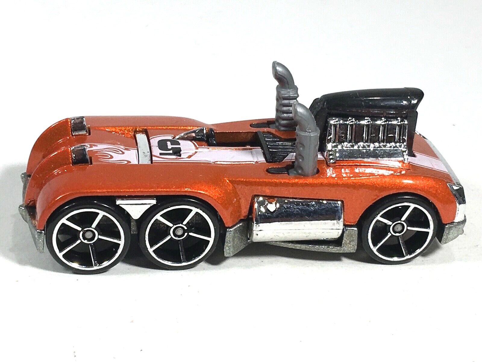 Hot Wheels 2006 Semi-Psycho Metalflake Orange HW First Editions Malaysia Loose