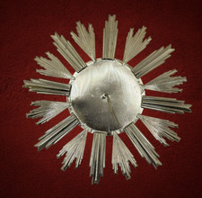 Raggiera 20Cm Ottone Bagno oro aureola Per Statua Santo Gesù ottone