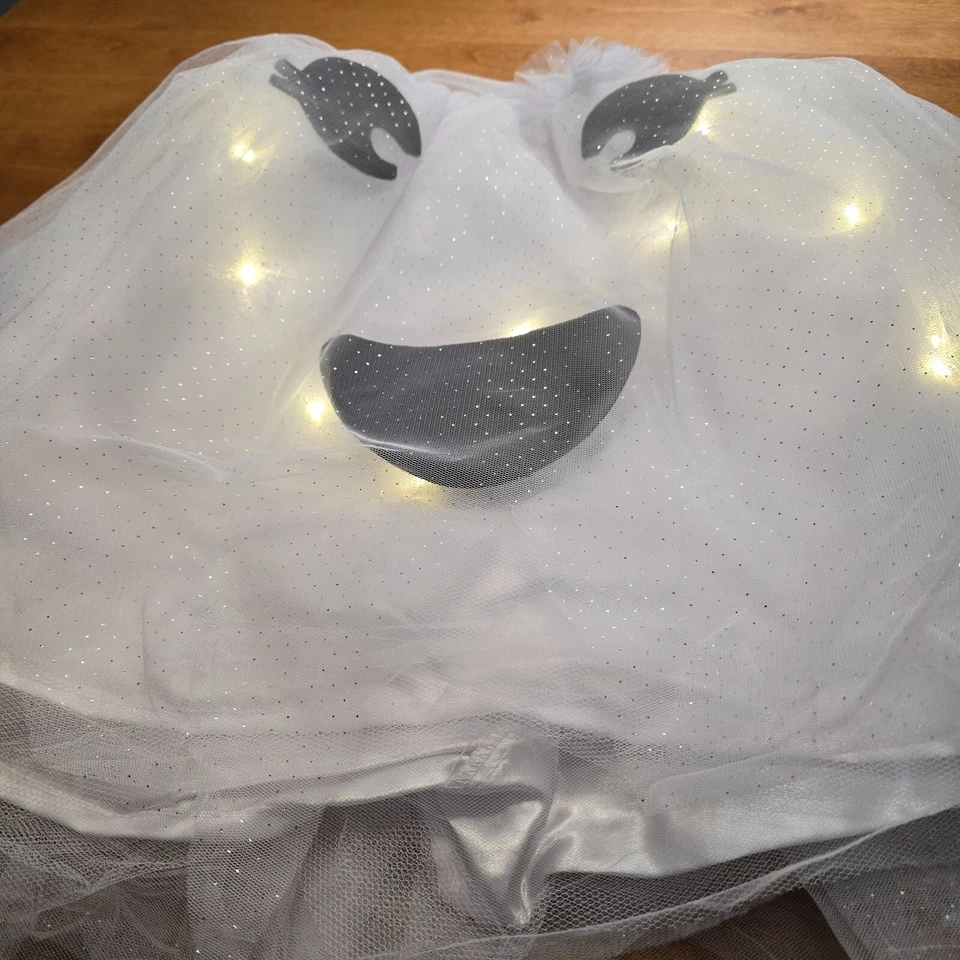 DISFRAZ HALLOWEEN TUTÚ FANTASMA ILUMINADO NIÑOS GRANERO CERÁMICA TALLAS 3T Foto 2 de 3