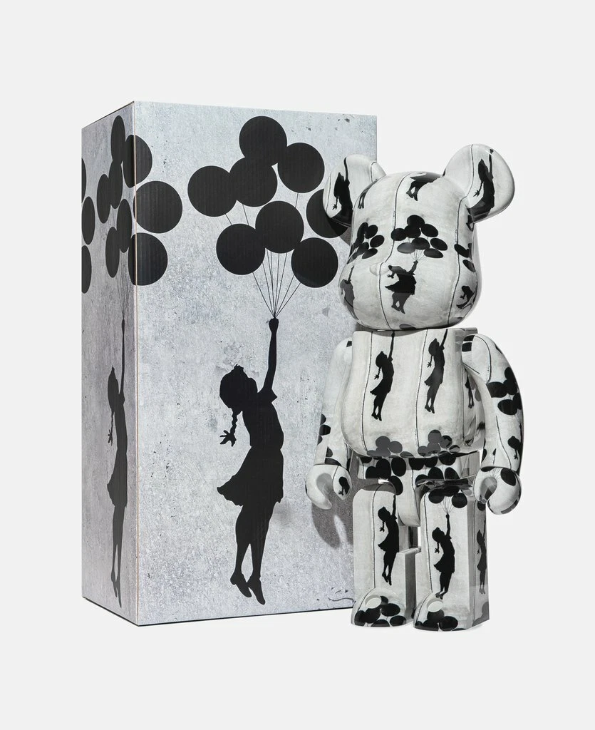 BE@RBRICK Flying Balloons Girl 1000％ 新品