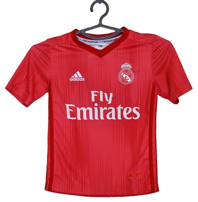 REAL MADRID 2018/2019 THIRD FOOTBALL SHIRT ADIDAS SIZE XS BOYS | eBay