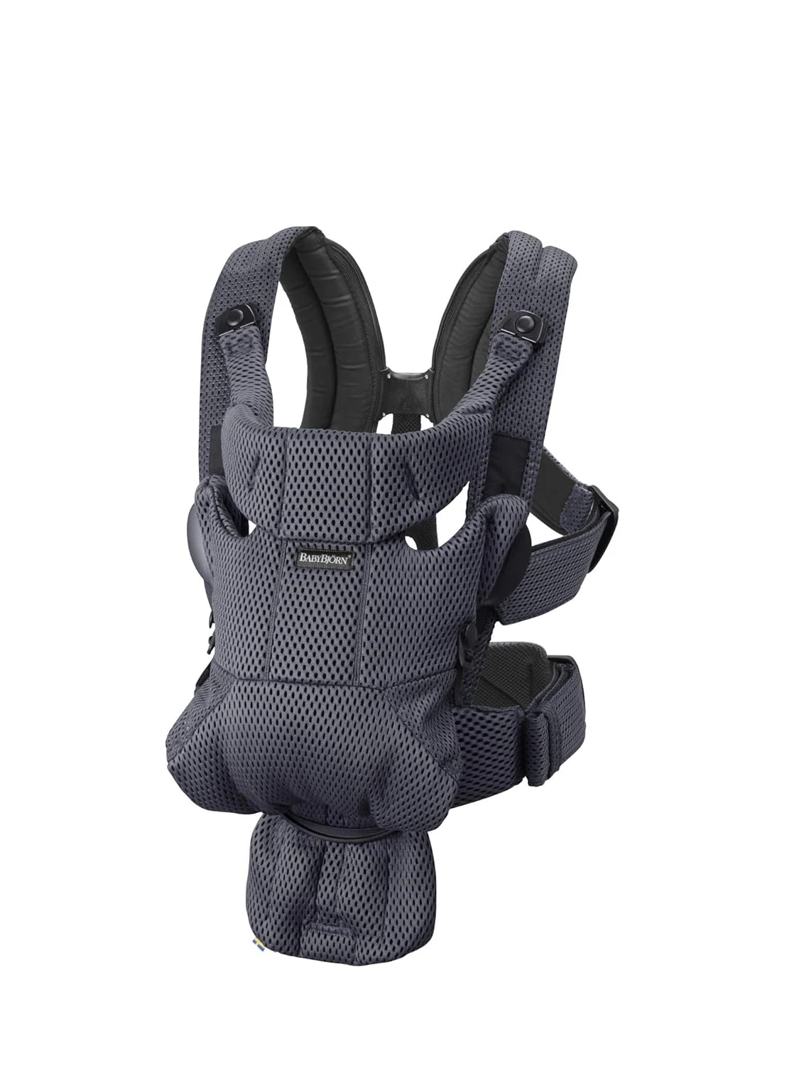Breathable 3D Mesh Baby Carrier - Free Anthracite Design