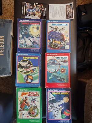 Intellivision Games Sub Hunt Space Armada Space Battle Star Strike Space Hawk
