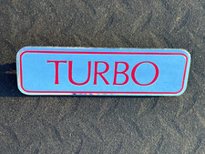 Rolls Royce Bentley Turbo Red Enamel Automobile Motor Car Badge Emblem