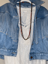 Sundance Vintage 4 Strand Mixed Metal  Beaded Necklace 1990