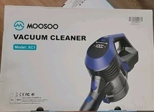 moosoo cordless stick vacuum with XL Dust Cup.Led Headlights Removable handheld.