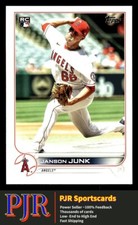 2022 Topps #594 Janson Junk Los Angeles Angels