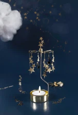 Rotary Candle Holder Spinning Candleholder Tea Light candle NIGHT SKY Gifts