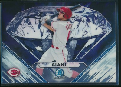 #ad 2020 Bowman Draft Applied Pressure Insert AP MS Mike Siani Cincinnati Reds $2.49