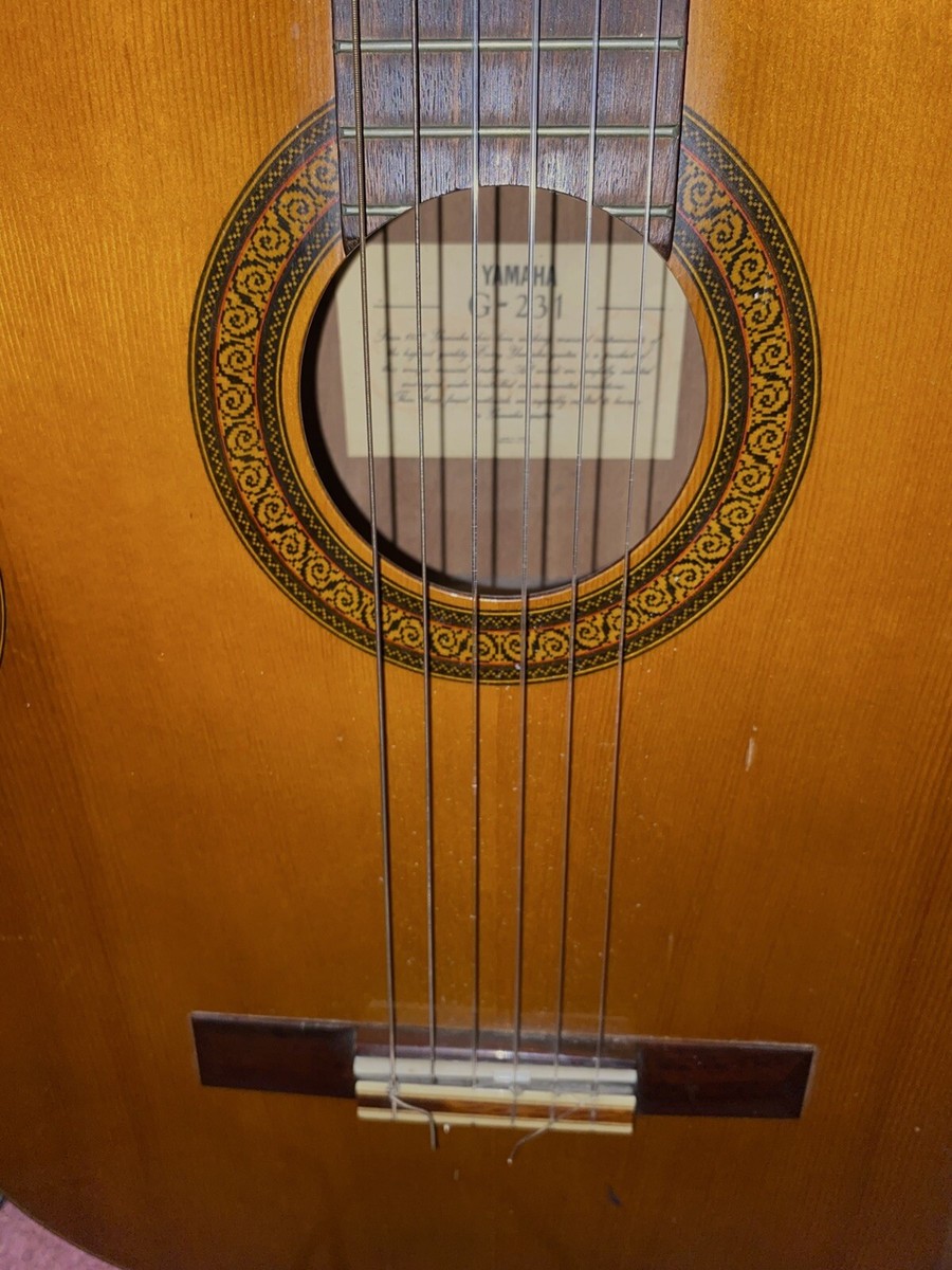 1970's Yamaha G-231 Classical Guitar With Case, New Strings