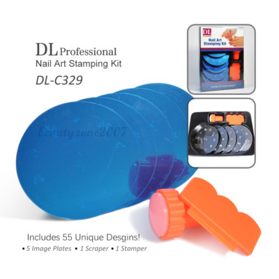 DL Professional Nail Art Stamping Kit DL-C329