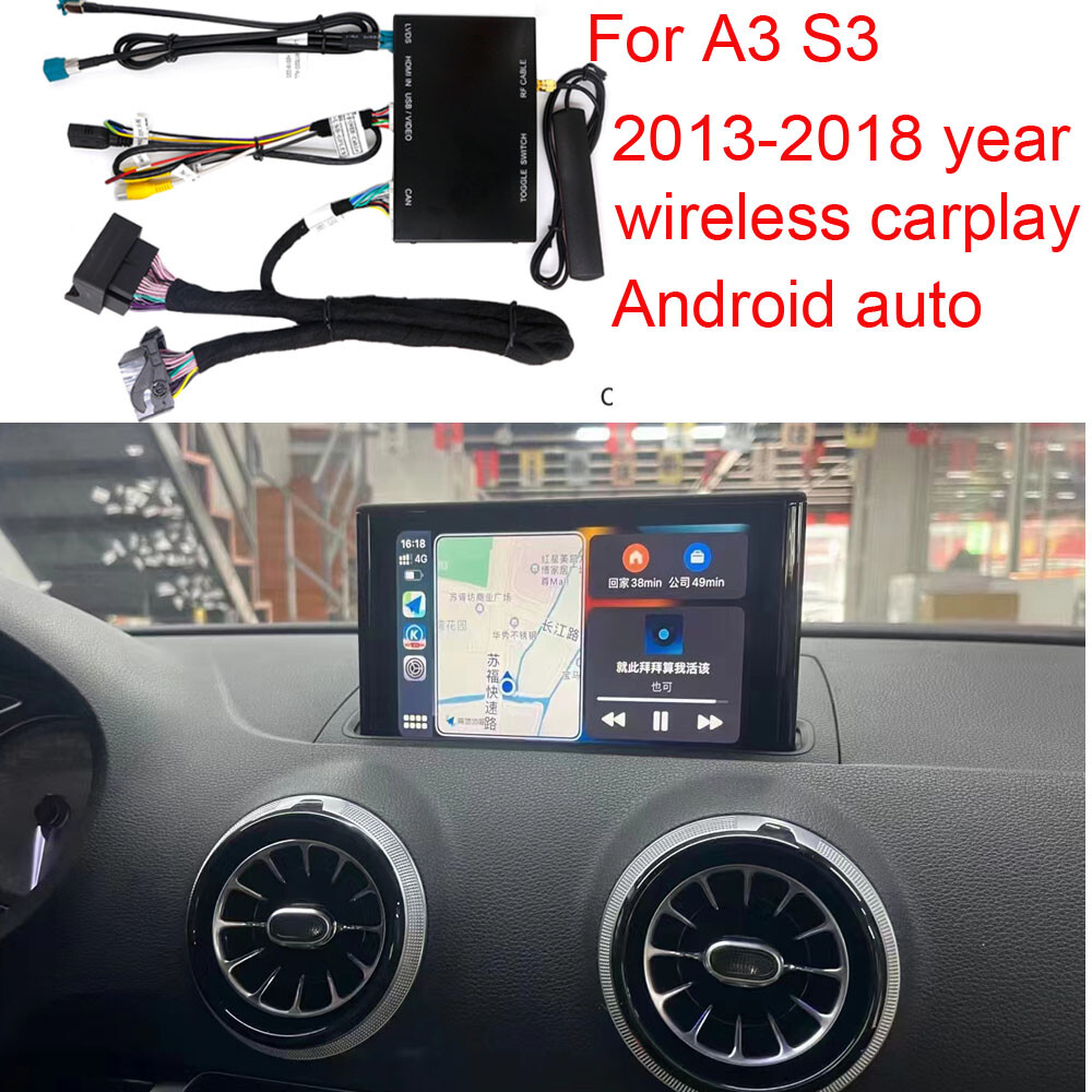 Wireless Carplay Android Auto Retrofit Multimedia Kit for Audi A3