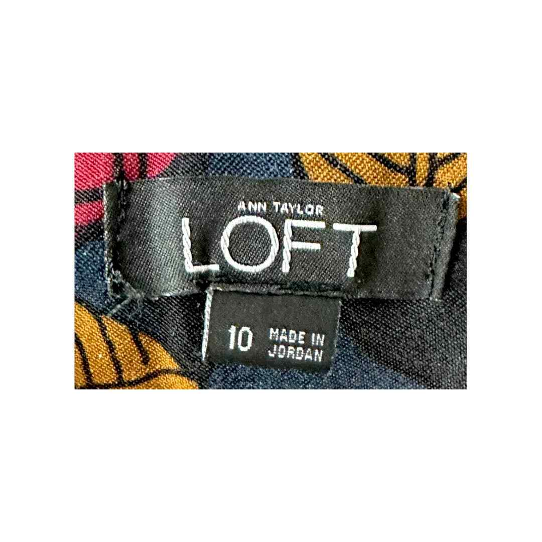 Ann Taylor Loft Autumn Floral Trouser Pant View 3