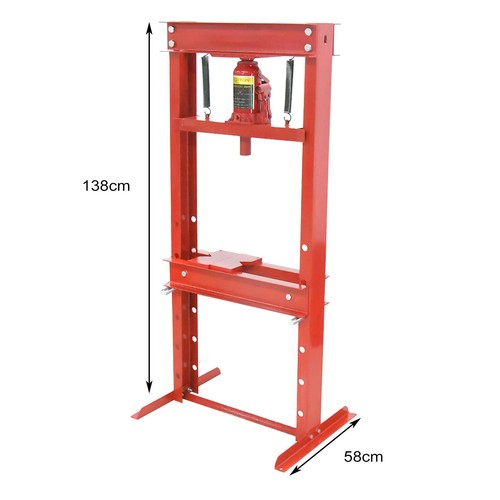 20T Workshop Floor Hydraulic Bench Press Machine & 23Pc Bearing Bush Driver Seal - Picture 3 of 17
