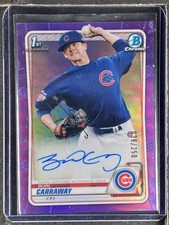 Carraway, Burl - 2020 Bowman Chrome Draft - Autograph - 38/250
