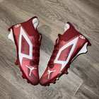 Jordan Alpha Menace 4 Elite OU Sooners PE Football Cleats HF5607-600 Mens 12