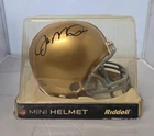 Joe Montana Notre Dame Signed Mini HOF Riddell Football Helmet with COA