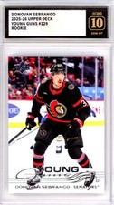 2025-26 Upper Deck #229 Donovan Sebrango YG RC Young Guns Hockey Graded HCWG 10