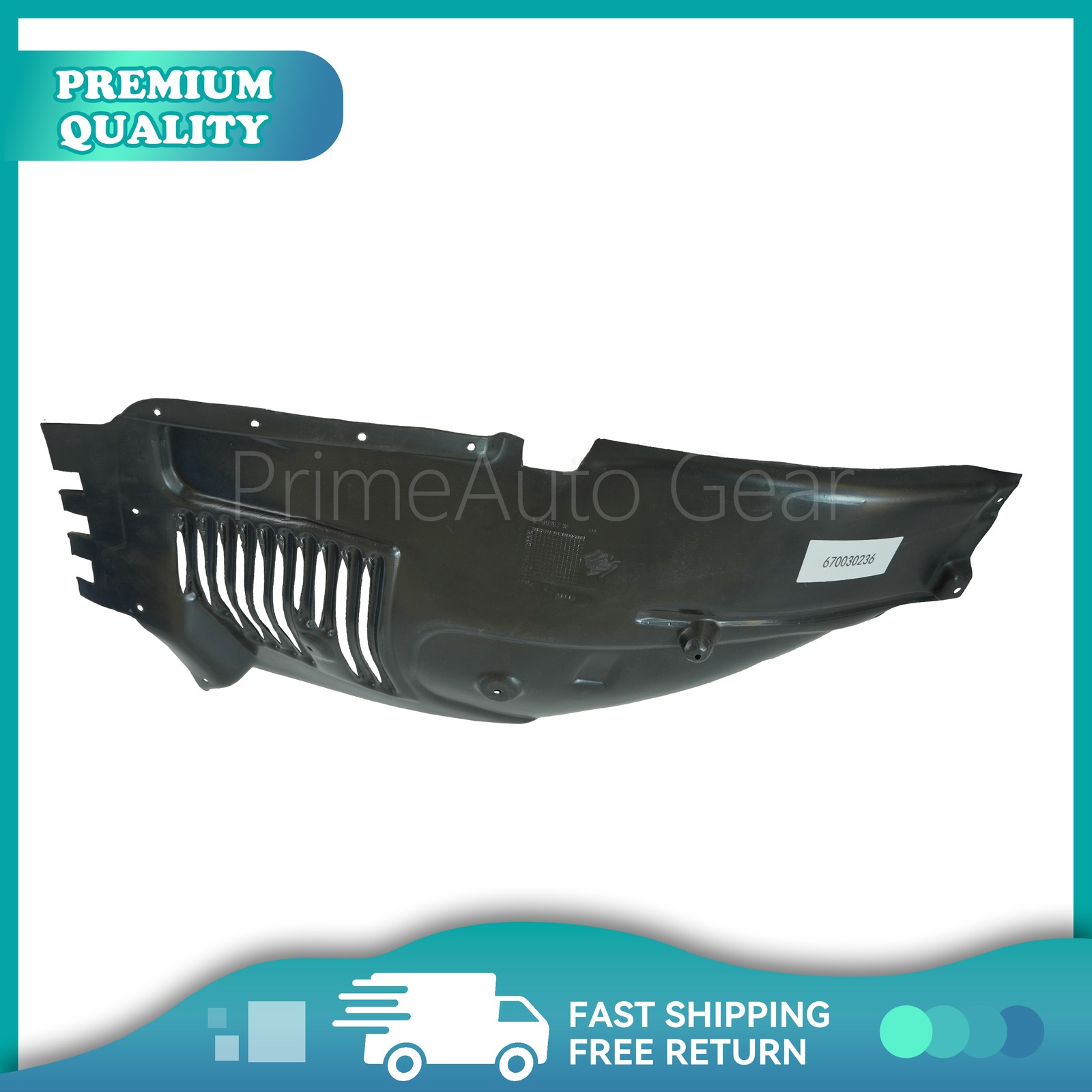 Fender Liner Front Right 670030236 For 2014 2015 2016 2017 Maserati Ghibli US