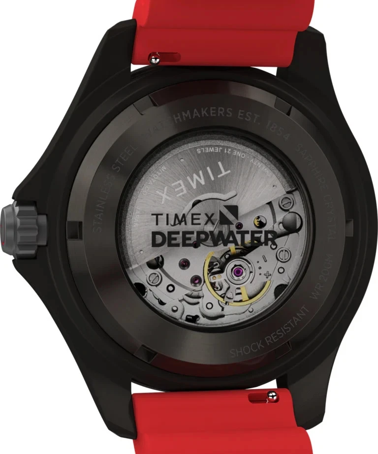 Reloj Deepwater Tiburón Automático 43mm Caucho Sintético TW2W21100. MRSP $280 Foto 4 de 4