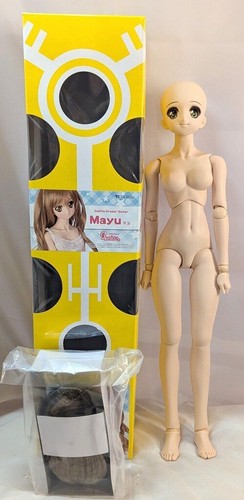 VOLKS DDS Dollfie Dream Mayu Standard Model BJD Girl RARE Doll with Wig Japan