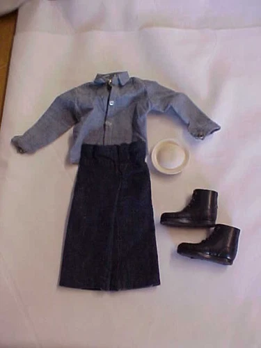 GIJoe 1964 Navy Work Uniform From Box set... Very Nice tagged Hasbro Japan