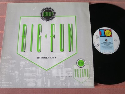 INNER CITY   BIG FUN   12  Maxi Vinyl 1988   House/Techno   Top Zustand