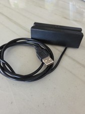 USB Magnetic Credit Card Reader MSR123 3-Track POS Swipe Card Reader