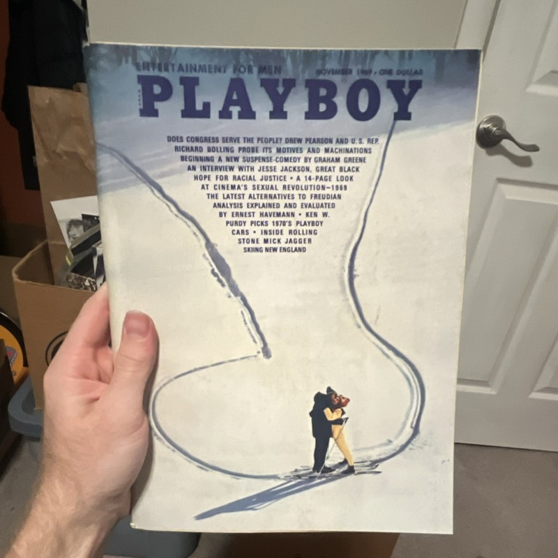 Playboy Magazine November 1969 Illustrated, Men Genre, Jackson, Greene
