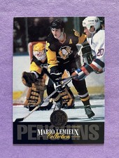 1993-94 THE LEAF SET MARIO LEMIEUX COLLECTION #3 OF 10 PITTSBURGH PENGUINS HOF