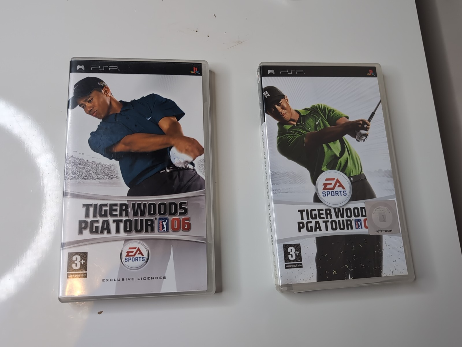 Tiger Woods PGA Tour 2006 & 2009 Sony PSP Bundle Games Complete Excellent