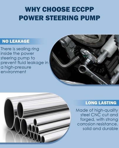 Power Steering Pump w/Pulley for Nissan Altima 2007 2008 2009 2010 2011 2012 - Picture 11 of 12