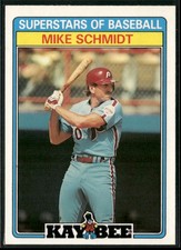 1987 Topps Kay-Bee Superstars of Baseball #29 Mike Schmidt
