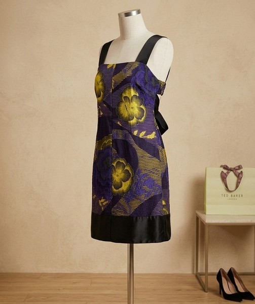 Women Ted Baker Dress Yellow S