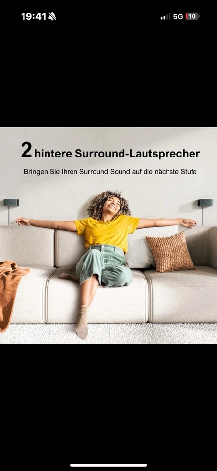 ULTIMEA Poseidon D70 Soundbar Lautsprecher 7.1 3D Surround System App-Steuerung  - Bild 4 von 4