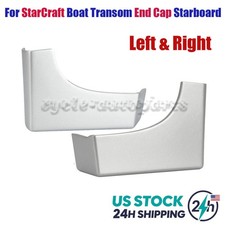 For StarCraft Boat Transom End Cap STARBOARD RIGHT LEFT Corner Cap Bracket Guard