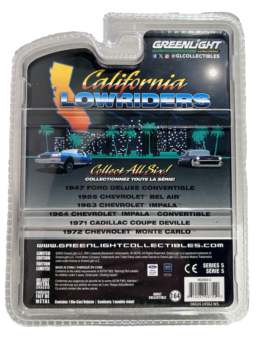 Greenlight California Lowriders 1963 Chevrolet Impala Raw Chase | eBay